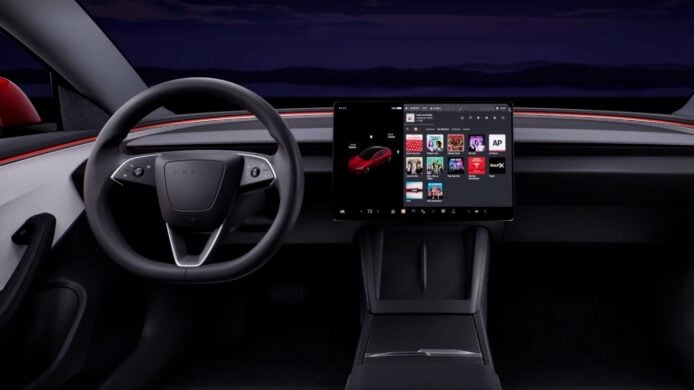 Tesla Model 3 車廂