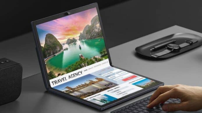 摺疊式屏幕概念裝置