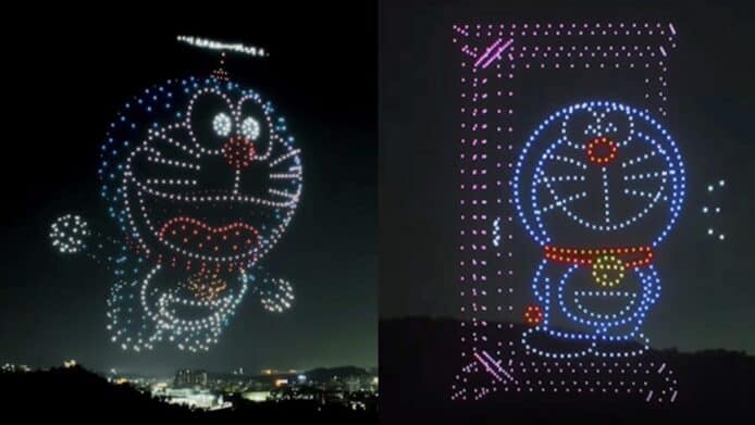 「多啦 A 夢」無人機匯演香港週六上演    1,000 架無人機 + 經典角色