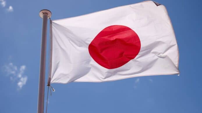 A Japan flag