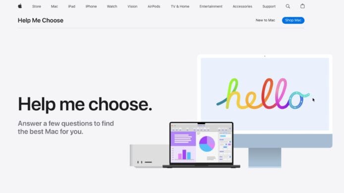 Apple Help Me Choose