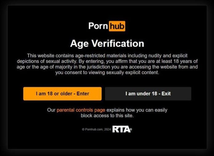 Pornhub 6 月底起封鎖美國多個州份  以抗議年齡驗證法規