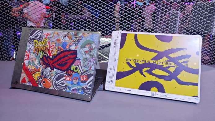【Computex 2024】ROG 推 Project Dali 設計企劃　機面採用全彩 e-ink 技術可隨時「變身」+ 關機後亦可顯示