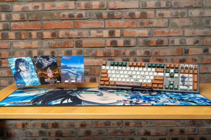 進擊的巨人機械鍵盤 Cherry MX