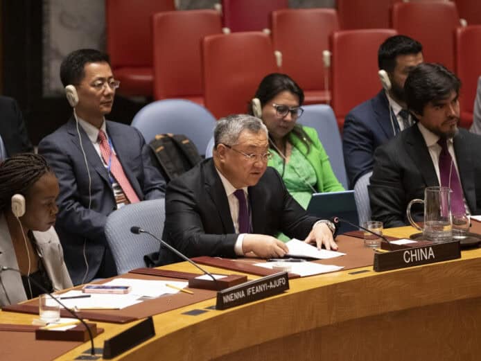 中國常駐聯合國代表傅聰