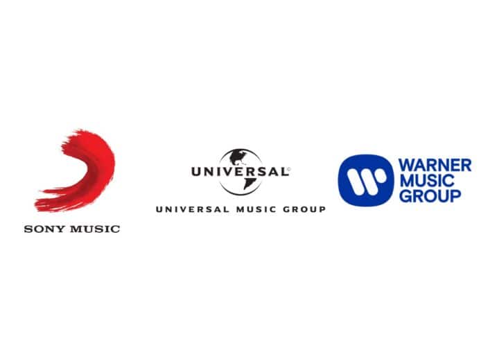 Sony, Universal and Warner