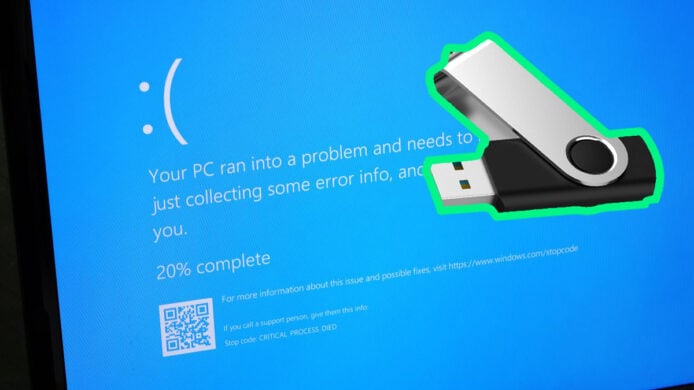 【教學】製作微軟修正工具 USB 手指　一鍵解決Windows「藍畫面」