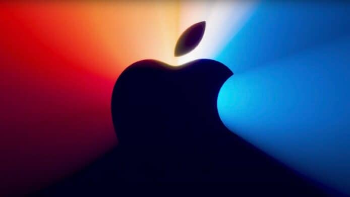 Apple Logo Glowing