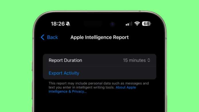 Apple Intelligence Report