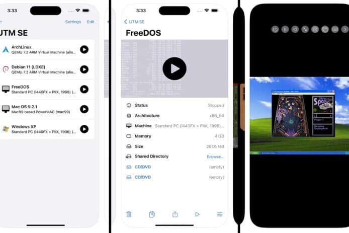 iOS/iPad OS 首個 PC 模擬器獲批准　UTM SE 可以運行 Windows 和 Linux 等系統