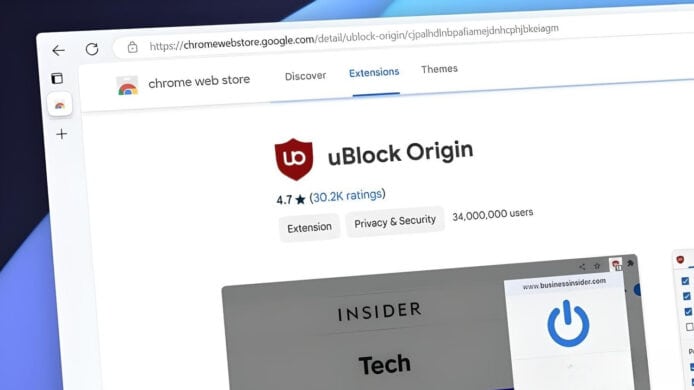 uBlock Origin Chrome Extension