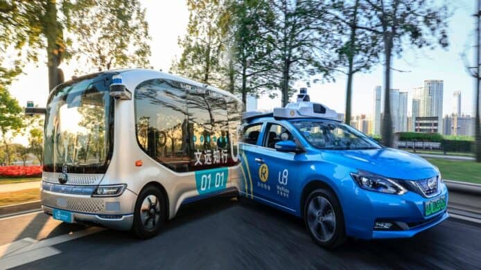 中國無人駕駛車輛獲美國測試許可   文遠知行無人車輛可搭載乘客