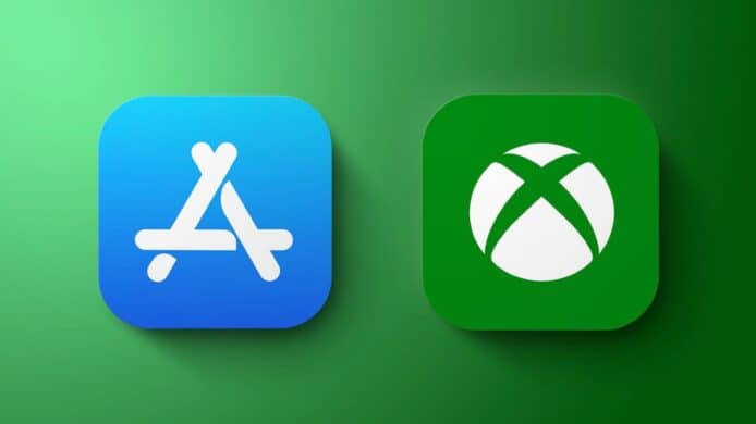 App Store, Xbox logos