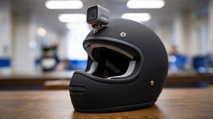 AI 生成電單車頭盔