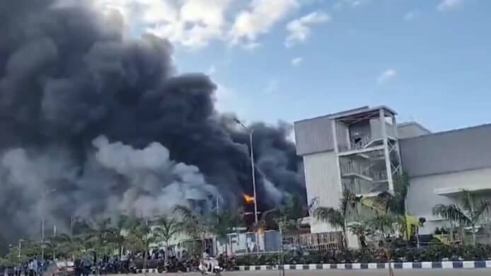 印度 Tata Electronics 廠房火警