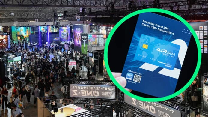 【實試】東京遊戲展會場實試 AIRSIM 上網超快  外遊必備一張上網卡走全球