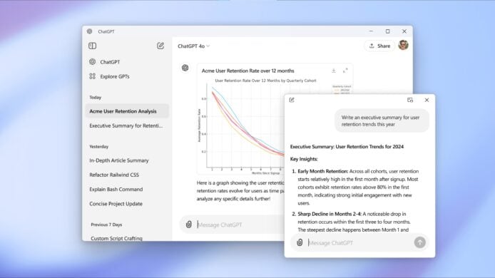 ChatGPT Windows 預覽版推出　免費用戶要再等