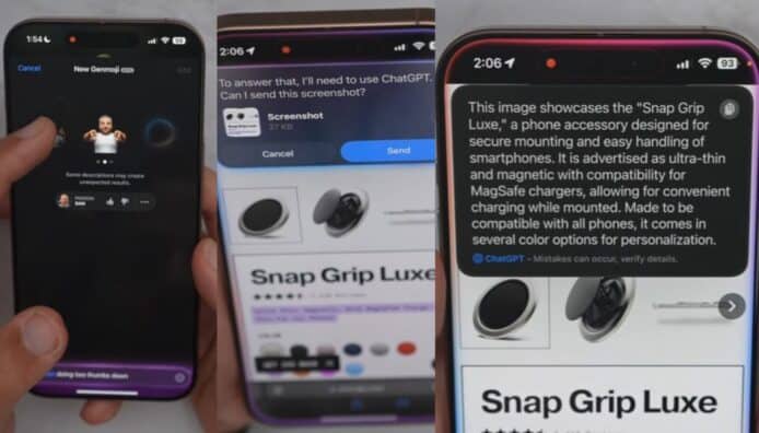iOS 18.2 開發者測試版　iOS Genmoji、AI 繪圖、ChatGPT+Siri