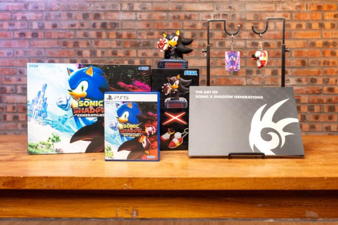 【開箱】PS5《索尼克×夏特 世代重啟》收藏版　附贈畫冊 + 夏特 Figure