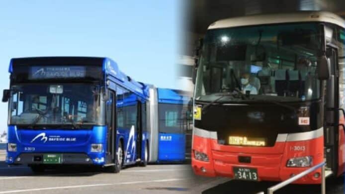 日本 109 Express 及 Bayside Blue 巴士