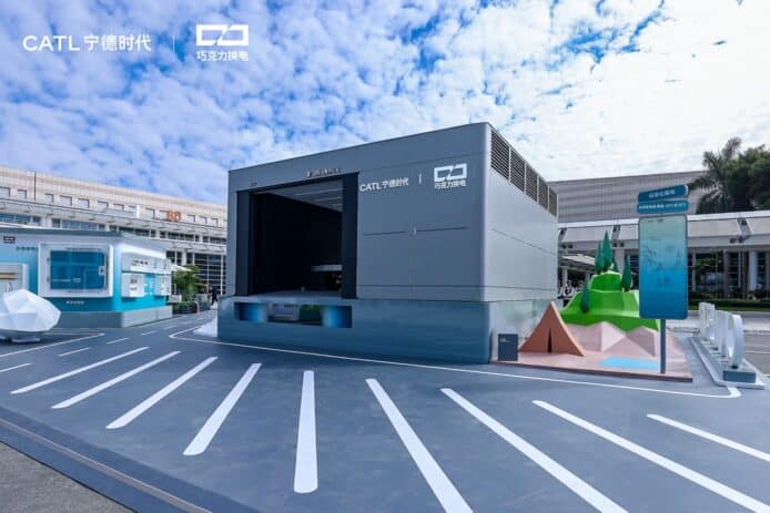 寧德時代推 78 秒換電新方案　計劃 2030 年建 3 萬座換電站