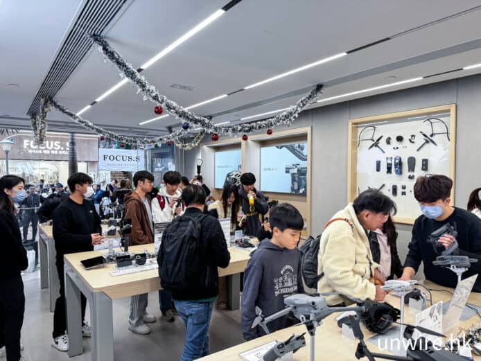 DJI 回歸銅鑼灣開店　羅天宇分享玩初代航拍機經驗