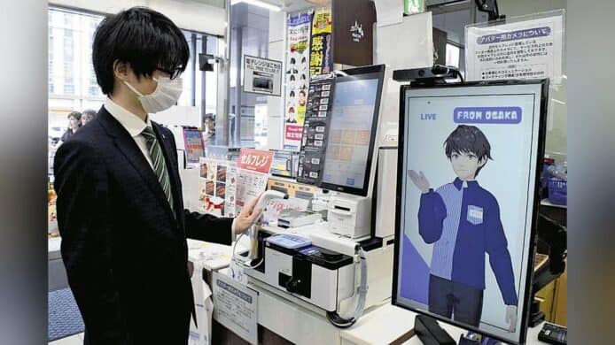 日本 LAWSON 跨國虛擬接客　 用瑞典員工收銀提升效率