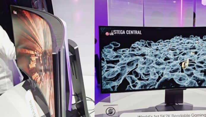 【CES2025】LG UltraGear 可彎曲電競熒幕搶鏡  用家一個指令熒幕馬上流暢變彎