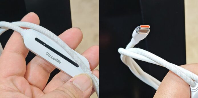 【CES2025】GlocalMe UniCord 3 合 1 多功能 USB 線　　65W 快充 + 可 4G 上網 + 支援 Lightning