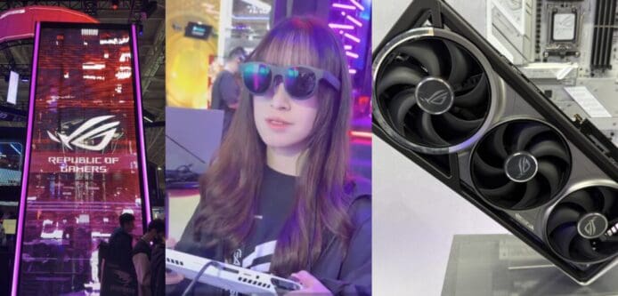 ROG 台北電玩展精華  RTX 50 系列顯示卡 + AirVision M1 智能眼鏡
