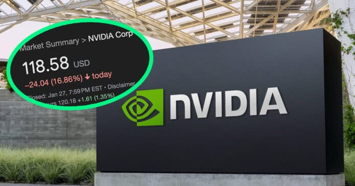 Nvidia AI 市場被 DeepSeek 震撼   市值蒸發近 4.6 萬億港元