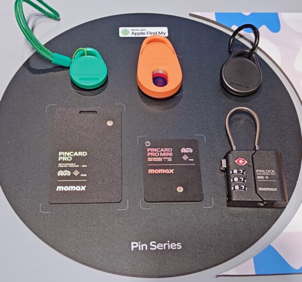 【CES2025】Momax 最新 Pin 系列亮相 CES 2025   用創新科技守護私隱與物品安全