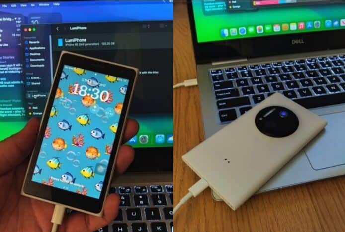 技術達人 iPhone SE 3 移植 Nokia 手機　iOS 系統結合 Lumia 1020 經典設計