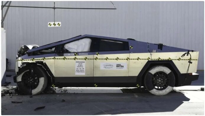 Tesla Cybertruck撞擊測試成績出爐　 獲 NHTSA 五星安全評級表現出色
