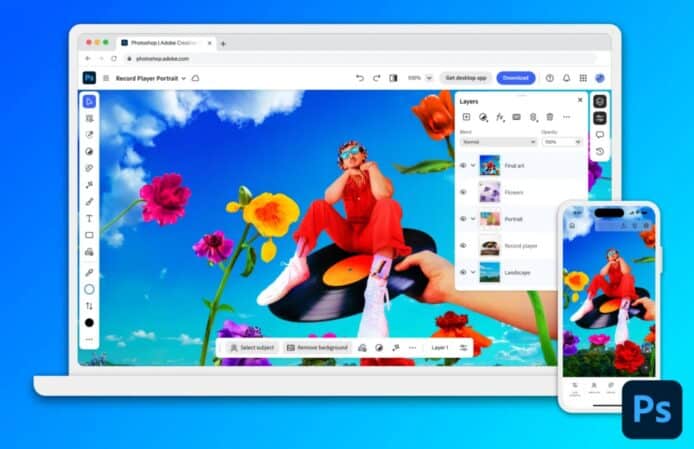 Adobe 推出 iPhone 版 Photoshop 免費！ 跨平台、AI 改圖