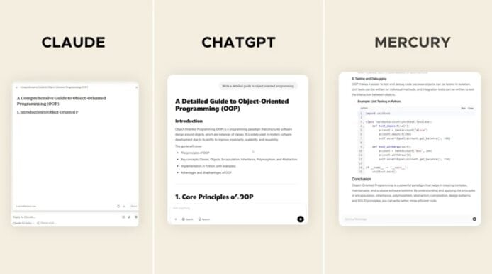 Mercury AI 懶人包：一文詳解 3 重點突破 dLLM 最快 AI 程式碼生成