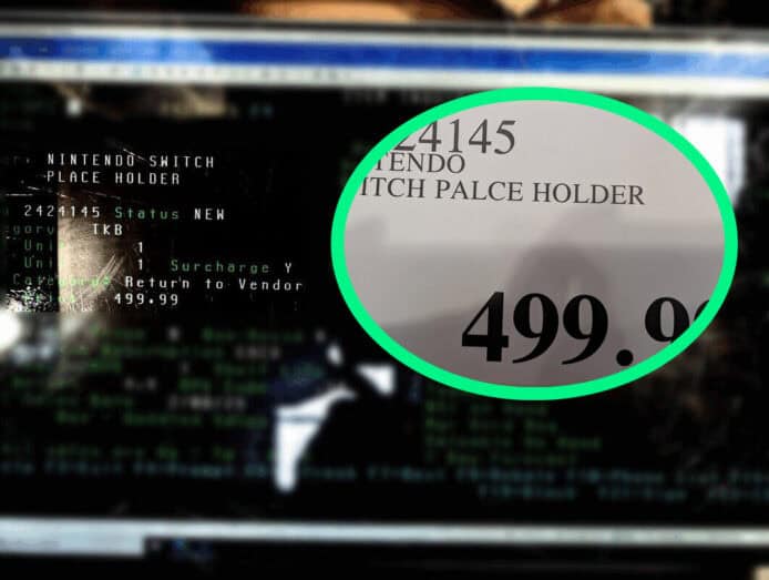 Nintendo Switch 2 售價疑被洩　加拿大 Costco 系統內容、售價標籤曝光