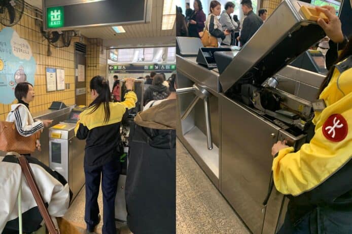 婦人八達通塞入票槽致無法出閘　「食卡」後需港鐵職員協助取回