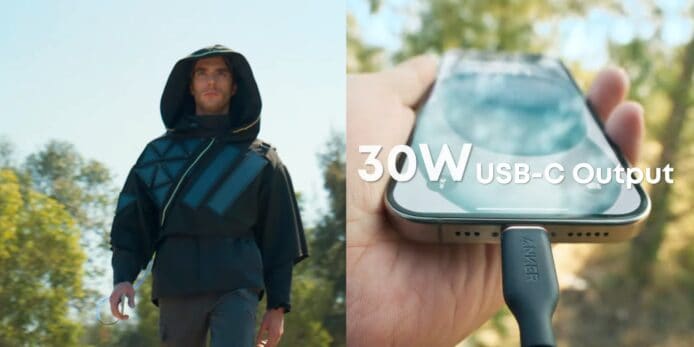 【MWC2025】Anker Solix Cloak 太陽能充電斗篷　外形似足 Jedi、30W USB-C 輸出