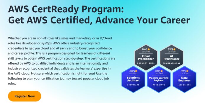 AWS 推 CertReady 計劃協助訂立 AI 與雲端進修目標　完成 Skill Builder 課程即享一次考試 5 折優惠