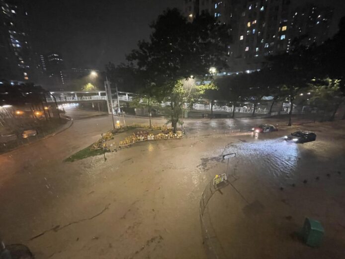 政府設涉水綫實驗系統迎接雨季　5 個低窪路段率先試行監測裝置