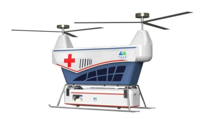 中國研發全球首款急救護無人機　可在零下 25℃、5千米海拔運作