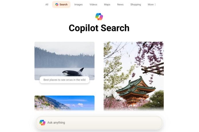 微軟 Copilot Search 挑戰 Google 搜尋地位　引入 AI 互動助用戶延伸搜尋