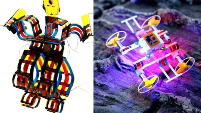 中國研發 9cm 無線兩棲機器人 可變身「變型金剛」執行危險任務