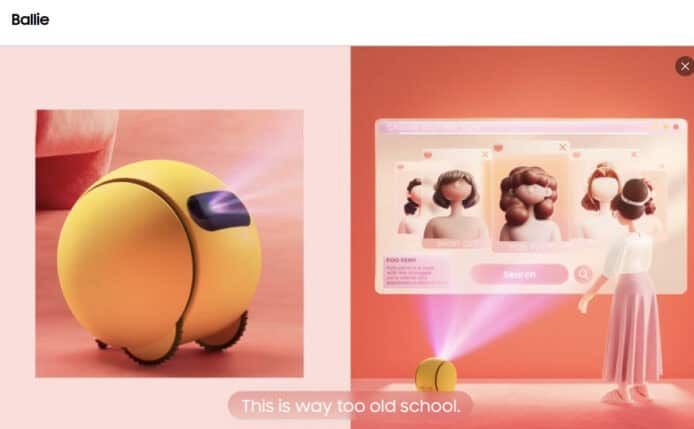 Google、Samsung 合作推家庭用 AI 機器人「Ballie」   搭載 Gemini 家庭助手能處理家居聲音、影像