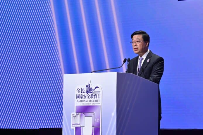 李家超：美國對等關稅計錯數　香港零關稅、對等關稅下亦應為零