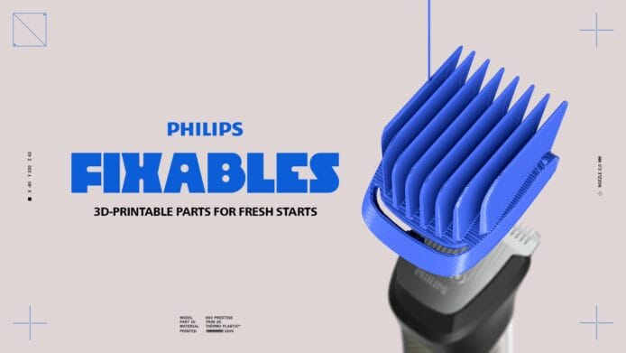 Philips 推出 3D 打印組件供用戶自行維修產品