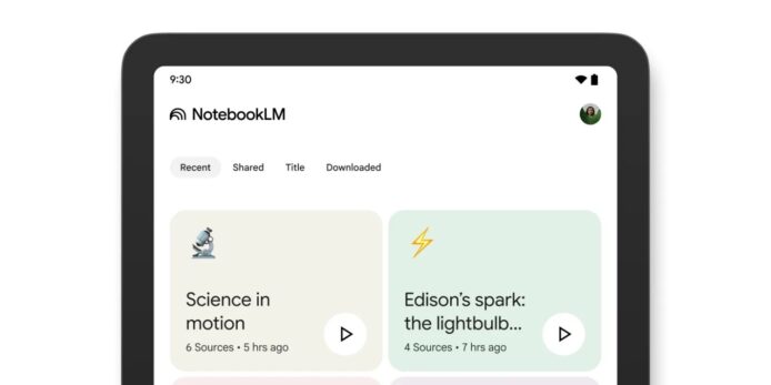 Google NotebookLM 將登陸手機平台  提供 iOS/Android 版，介面設計與功能詳解