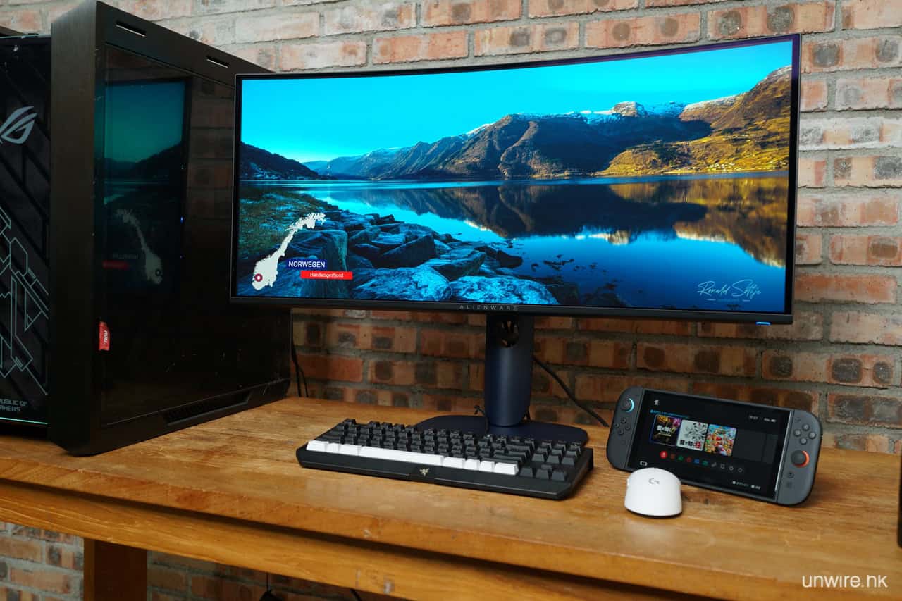 Dell 34 吋曲面電競螢幕   Alienware AW3425DW 240Hz 更新率+ 超高對比打機一流