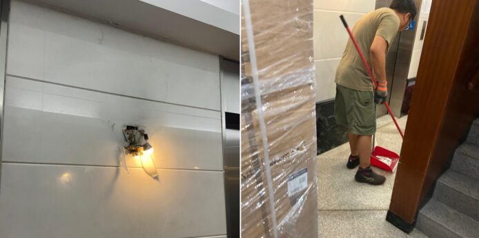 網購雪櫃集運得不償失　大型物件一人送貨  撞爆屋苑燈賠 500 元